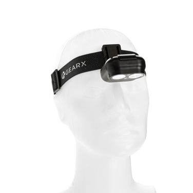 Logo trade promotional gifts picture of: Gear X RCS rPlastic head torch with motion sensor