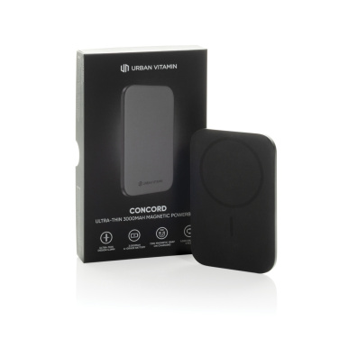Logo trade corporate gifts picture of: Urban Vitamin Concord RCS Ultra thin 3000mAh powerbank