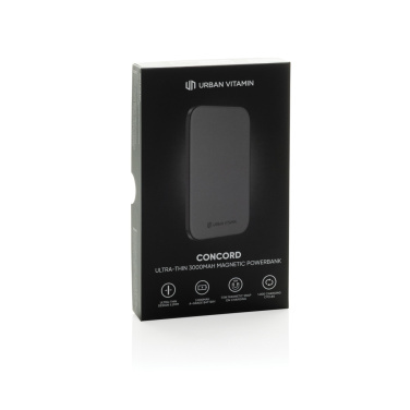 Logo trade promotional gifts picture of: Urban Vitamin Concord RCS Ultra thin 3000mAh powerbank