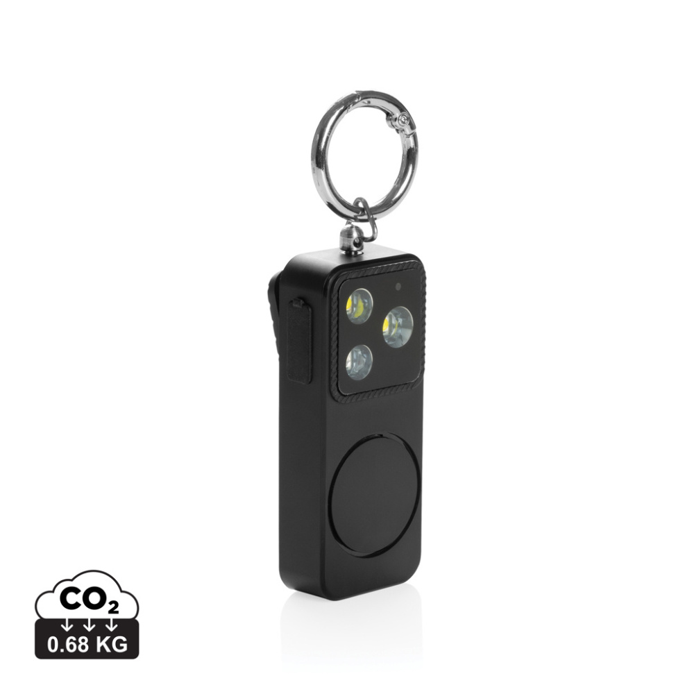 Logo trade promotional merchandise picture of: GuardBuddy RCS Personal alarm USB-C re-chargeable