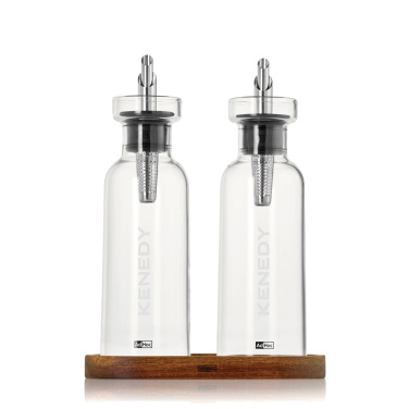 Logo trade promotional giveaway photo of: AdHoc Menage AromaPour Oil and vinegar pourer set 300ml