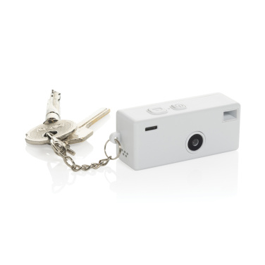 Logo trade promotional gift photo of: Cliq it RCS recycled Keychain Camera