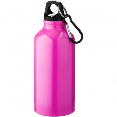 Logo trade ärikingituse pilt: Oregon 400 ml alumiiniumist veepudel karabiiniga