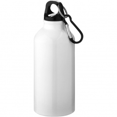 Logotrade reklaamtooted pilt: Oregon 400 ml alumiiniumist veepudel karabiiniga
