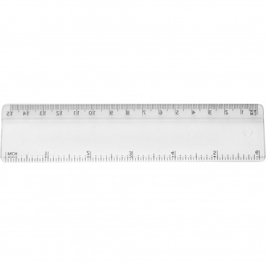 Logo trade reklaamkingituse pilt: Renzo 15 cm plastikust joonlaud