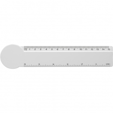 Logotrade ärikingitused pilt: Tait 15 cm ringikujuline taaskasutatud plastikust joonlaud 