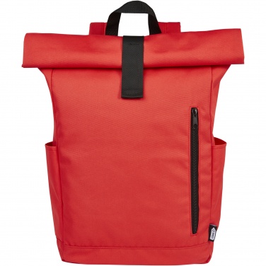 Logotrade firmakingitused pilt: Byron 15,6" GRS RPET rull-top seljakott 18L