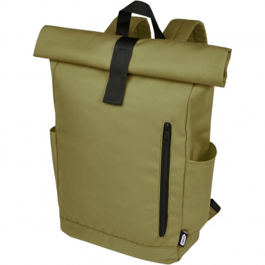Logotrade reklaamkingid pilt: Byron 15,6" GRS RPET rull-top seljakott 18L