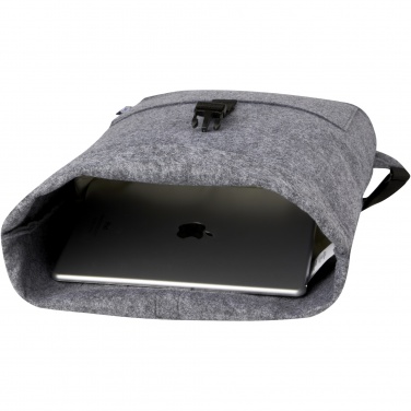 Logo trade reklaamtoote pilt: Felta GRS taaskasutatud vildist roll-top rattakott 13L