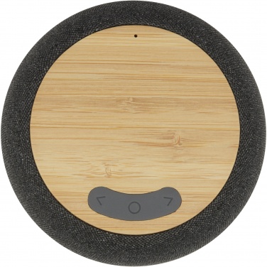 Logotrade firmakingitused pilt: Ecofiber bambusest/RPET Bluetooth® kõlar ja juhtmevaba laadimisalus
