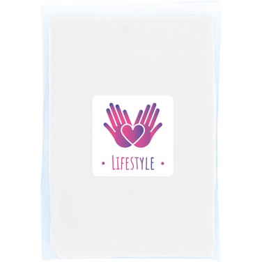 Logotrade firmakingi foto: Maiade taaskasutatud plastikust ühekordne vihmapontšo koos säilituskotiga