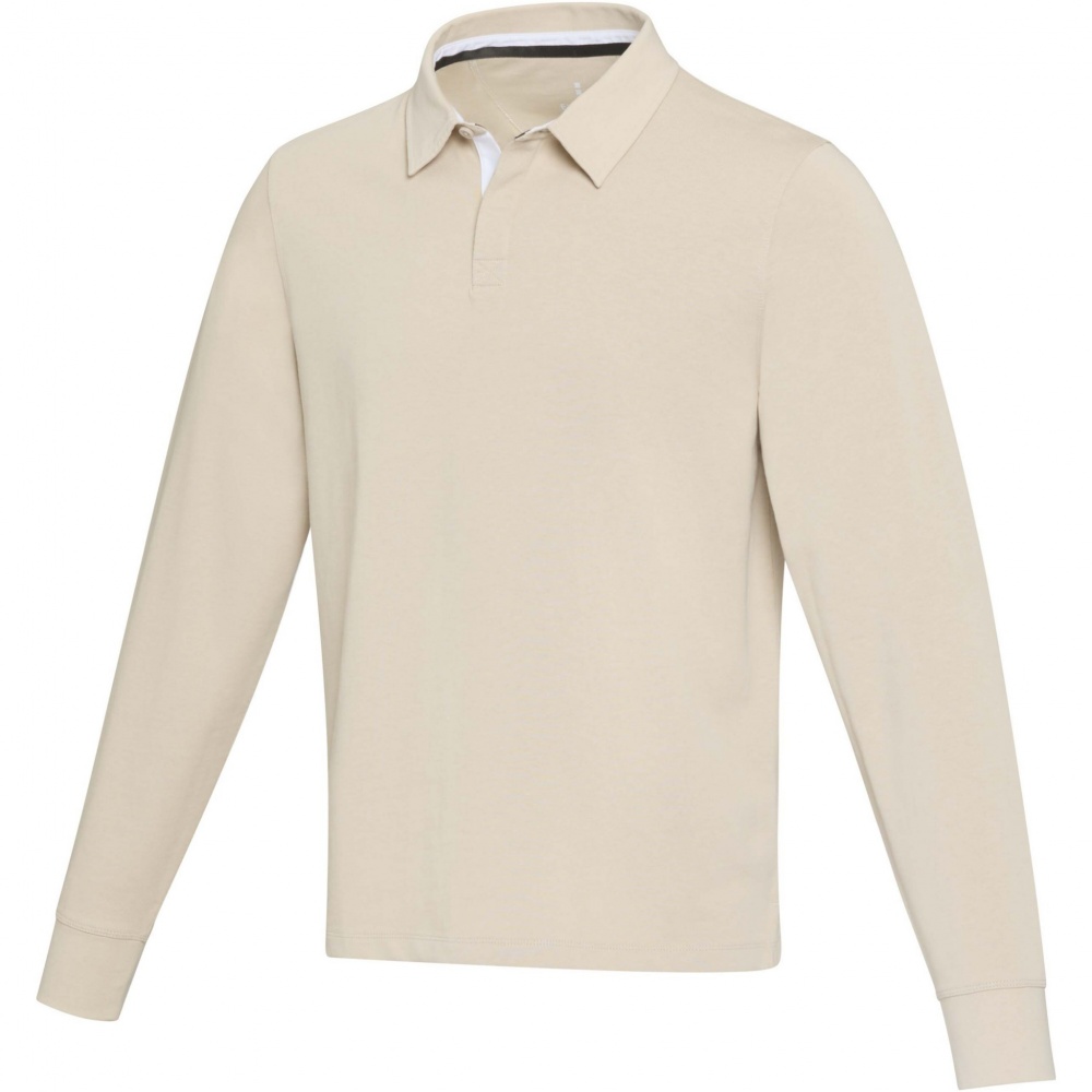 Logotrade reklaamkingitused pilt: Clyde unisex orgaaniline ragbi polo dressipluus
