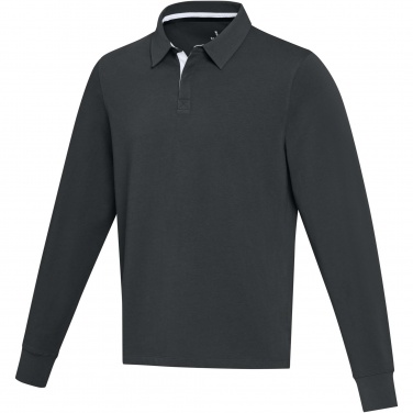 Logo trade reklaamkingid foto: Clyde unisex orgaaniline ragbi polo dressipluus