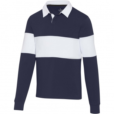 Logo trade firmakingi pilt: Clyde unisex orgaaniline ragbi polo dressipluus