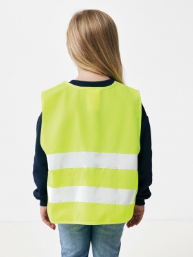 Logotrade reklaamtoote foto: GRS taaskasutatud PET hästi nähtav turvavest 3-6 aastat