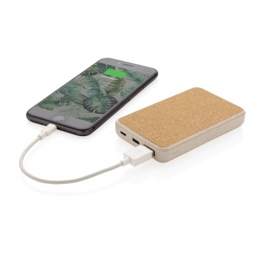 Logotrade reklaamkingi foto: Korgist ja nisust 5000 mAh taskujõupank