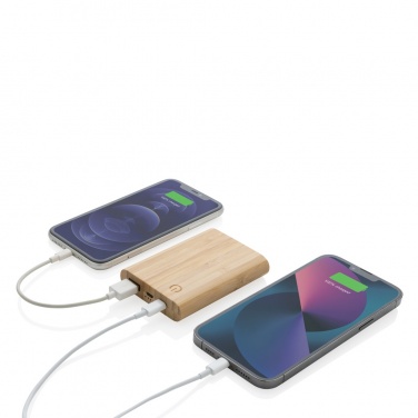 Logo trade ärikingituse pilt: Bambusest 5000 mAh akupank