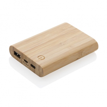 Logotrade reklaamtooted pilt: Bambusest 5000 mAh akupank