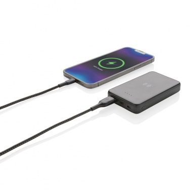 Logotrade firmakingid pilt: RCS taaskasutatud plastist 5000 mAh 5W juhtmevaba akupank