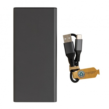 Logotrade firmakingi foto: Terra RCS taaskasutatud 18 W alumiiniumist akupank 10 000 mAh