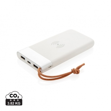 Logo trade ärikingid foto: Aria 8000 mAh 5W juhtmevaba laadimise akupank