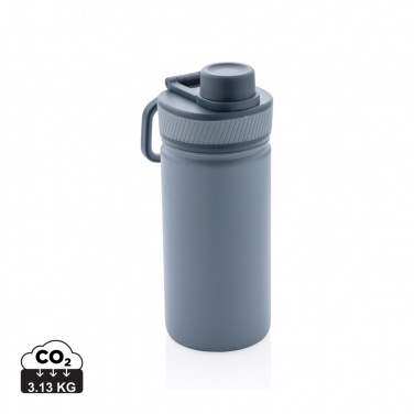 Logo trade meened foto: Roostevabast terasest vaakumpudel spordikaanega 550ml