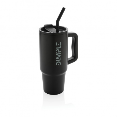 Logo trade reklaamtoote pilt: Embrace deluxe roostevabast terasest termoskruus, 900 ml