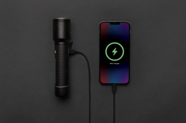Logo trade ärikingitused foto: RCS taaskasutatud alumiiniumist USB-taaslaetav raskeveokite taskulamp