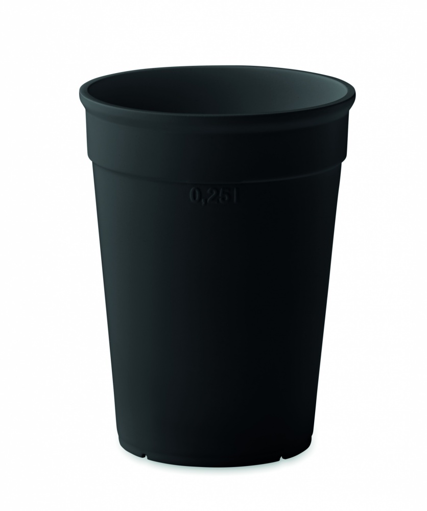 Logotrade firmakingituse foto: Taaskasutatud plastikust tass, 250 ml