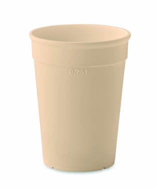 Logotrade firmakingitused pilt: Taaskasutatud plastikust tass, 250 ml