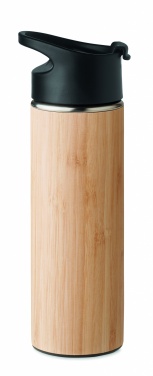 Logotrade firmakingituse foto: Bambusest 450ml termospudel