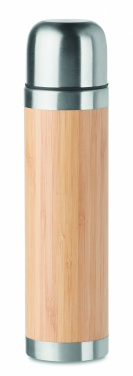 Logo trade reklaamkingituse pilt: Topeltseintega bambusest termos 400ml CHAN BAMBOO