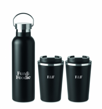 Logo trade ärikingitused foto: Roostevabast terasest termoskruusi komplekt