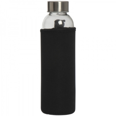 Logotrade ärikingi foto: Klaaspudel Klagenfurt roostevabast terasest korgiga 500 ml