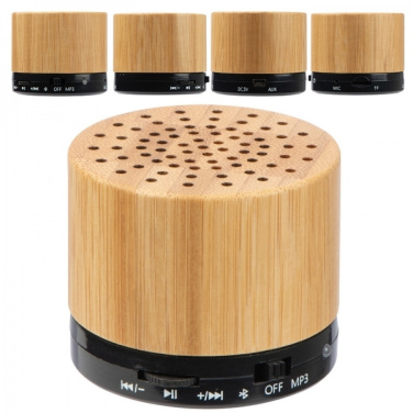 Logotrade reklaamkingituse foto: Bambusest bluetooth kõlar FLEEDWOOD