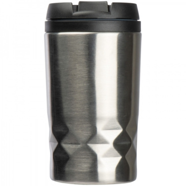 Logotrade firmakingitused pilt: Roostevabast terasest kaanega kruus ROMA 250 ml