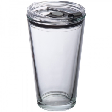Logotrade meene foto: Kaanega klaasist kruus WATTENSCHEID 400 ml
