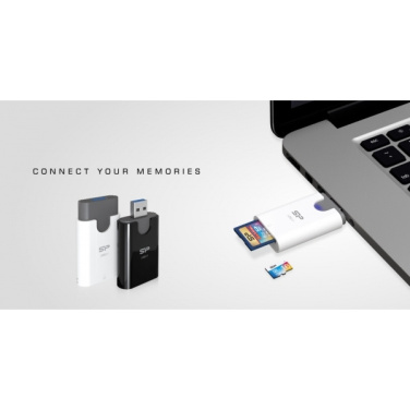 Logo trade meene pilt: MicroSD ja SD-kaardi lugeja Silicon Power Combo 3.1