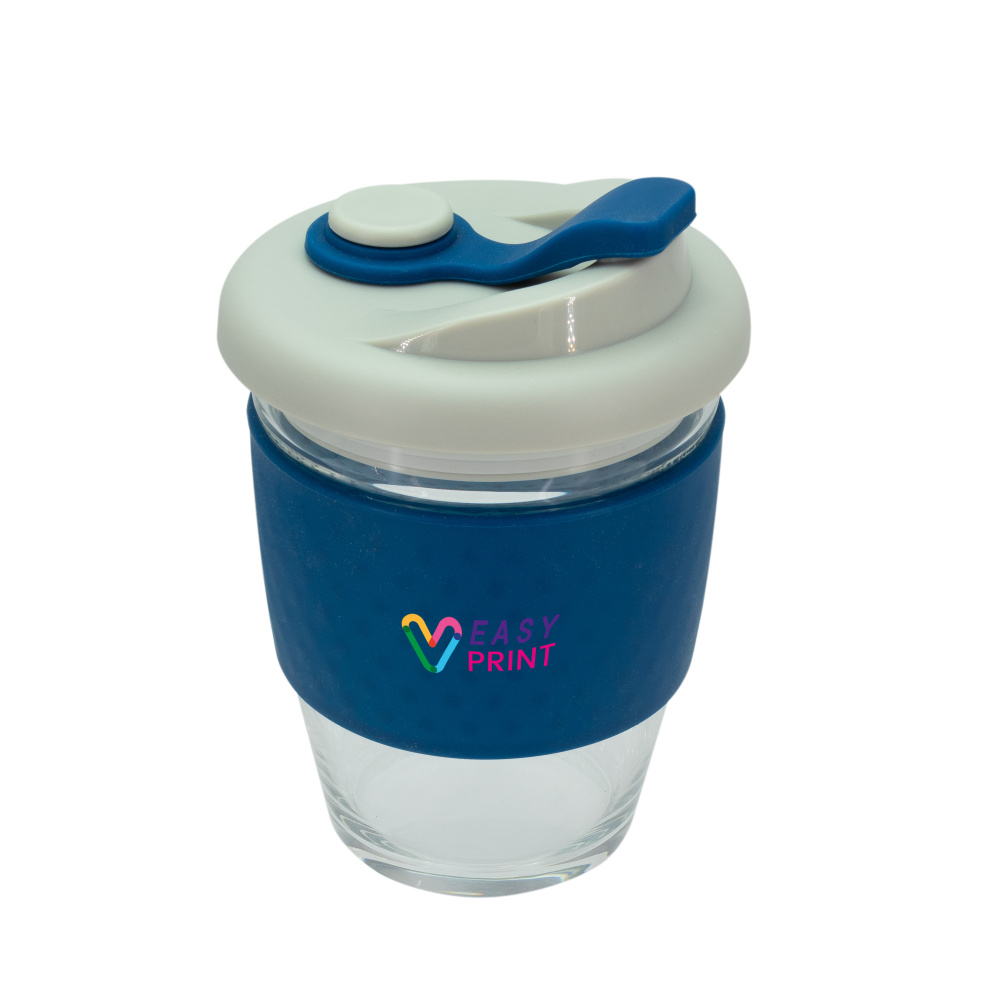 Logo trade firmakingi pilt: Klaasist kohvitass 340 ml