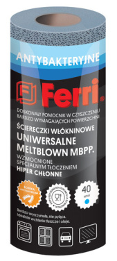 Logotrade reklaamtooted pilt: Super MELTBLOWN mittekootud puhastuslapp (40 lehega rull) 145021200