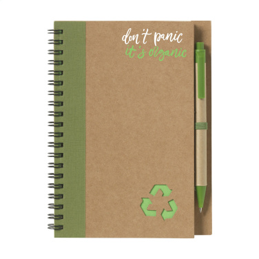 Logo trade reklaamkingituse pilt: Recycle Note-L taaskasutatud paberist märkmik