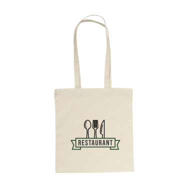 Logotrade firmakingi foto: ShoppyBag (135g/m²) pikkade sangadega puuvillane kott