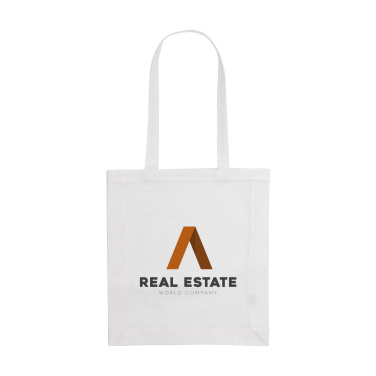 Logotrade ärikingituse foto: Värviline ruudukott, GRS taaskasutatud puuvill (150 g/m²)