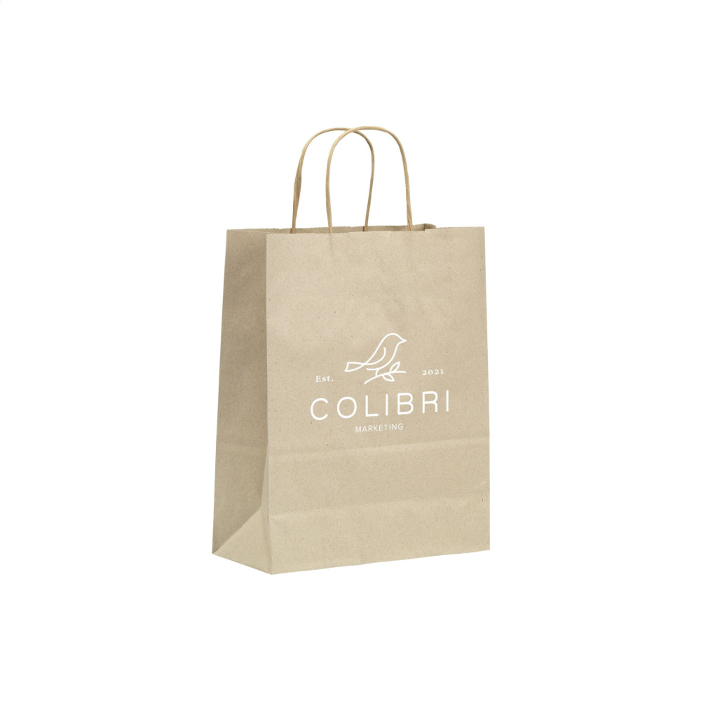 Logo trade ärikingituse pilt: Leaf It Bag taaskasutatud murupaber (90 g/m²) S