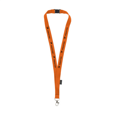 Logotrade reklaamtooted pilt: Turvaklambriga kaelapael RPET 2 cm