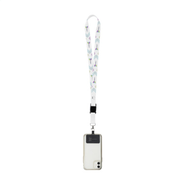 Logo trade reklaamkingid foto: Lanyard Sublimatie Lukk RPET 2 cm Patch võtmejuhtmega