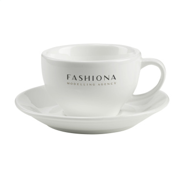 Logo trade firmakingituse pilt: Sienna 210 ml tass ja alustass