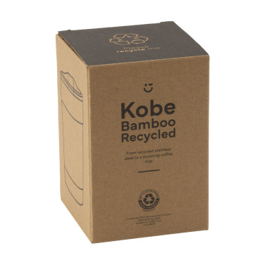 Logo trade reklaamkingitused foto: Kobe Bamboo RCS Recycled Steel 350 ml kohvitass