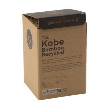 Logo trade firmakingituse pilt: Kobe Bamboo RCS Recycled Steel 350 ml kohvitass