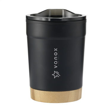 Logo trade reklaamtoote pilt: Kobe Bamboo RCS Recycled Steel 350 ml kohvitass
